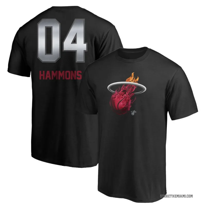 A.J. Hammons Youth Black Miami Heat Midnight Mascot T-Shirt
