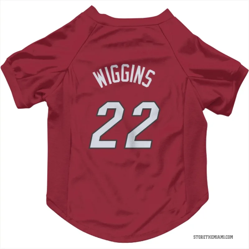 Andrew Wiggins  Red Miami Heat  Cat & Dog Pet Jersey