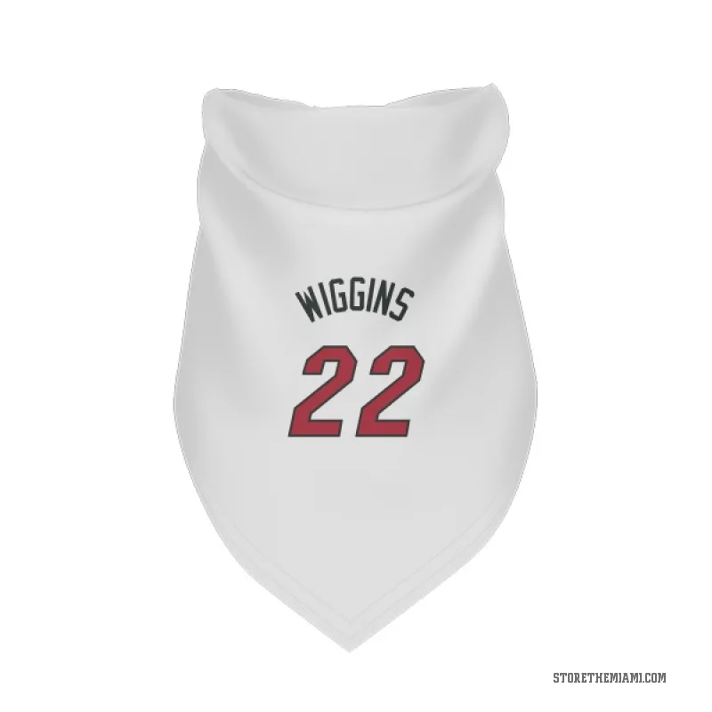 Andrew Wiggins  White Miami Heat  Cat & Dog Pet Bandana