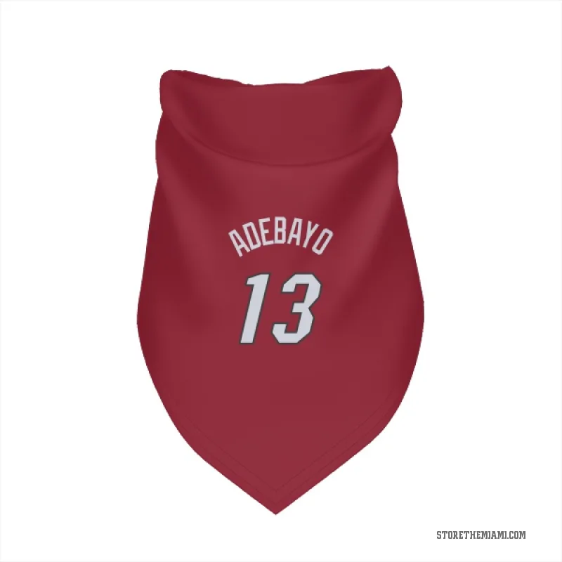 Bam Adebayo  Red Miami Heat  Cat & Dog Pet Bandana