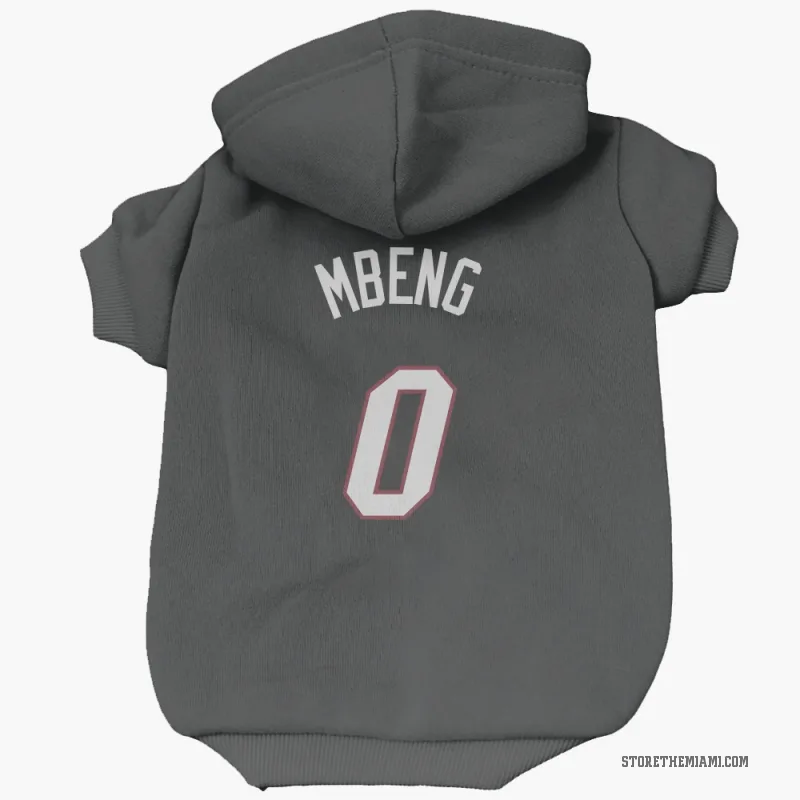 Bez Mbeng  Black Miami Heat  Cat & Dog Pet Hoodie