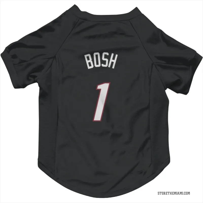 Chris Bosh  Black Miami Heat  Cat & Dog Pet Jersey