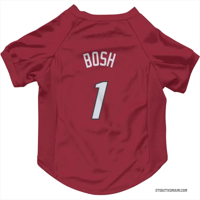 Chris Bosh  Red Miami Heat  Cat & Dog Pet Jersey