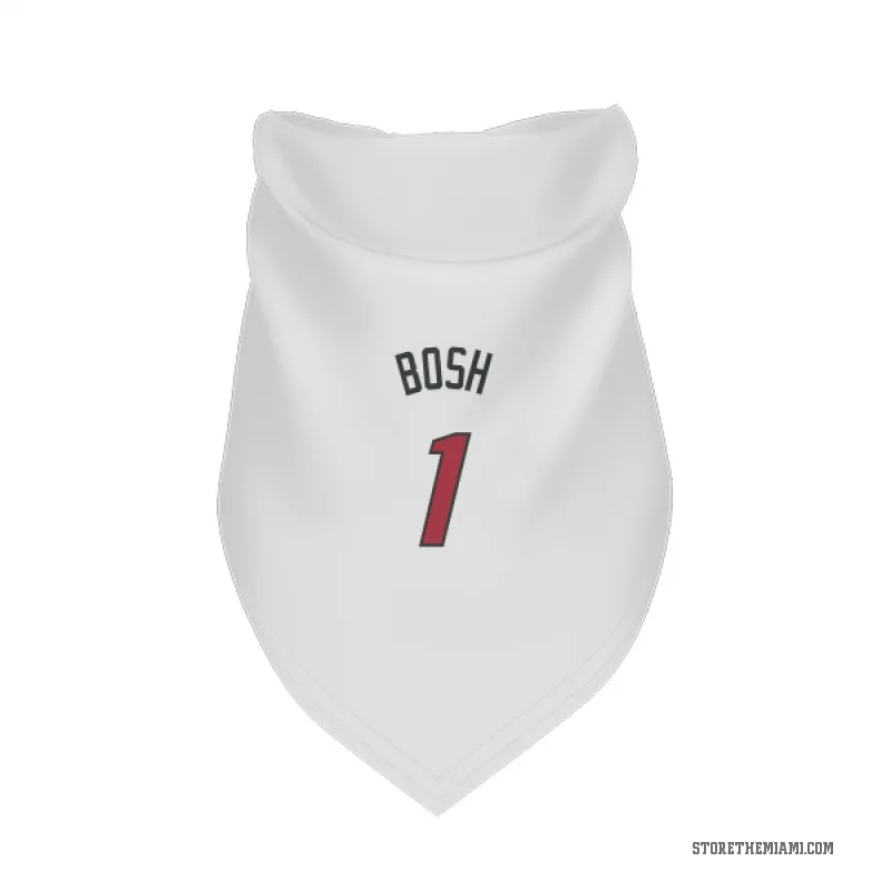 Chris Bosh  White Miami Heat  Cat & Dog Pet Bandana