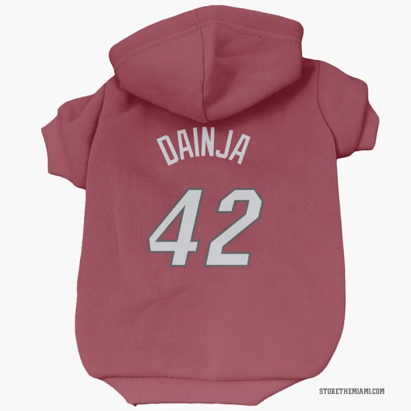 Dain Dainja  Red Miami Heat  Cat & Dog Pet Hoodie