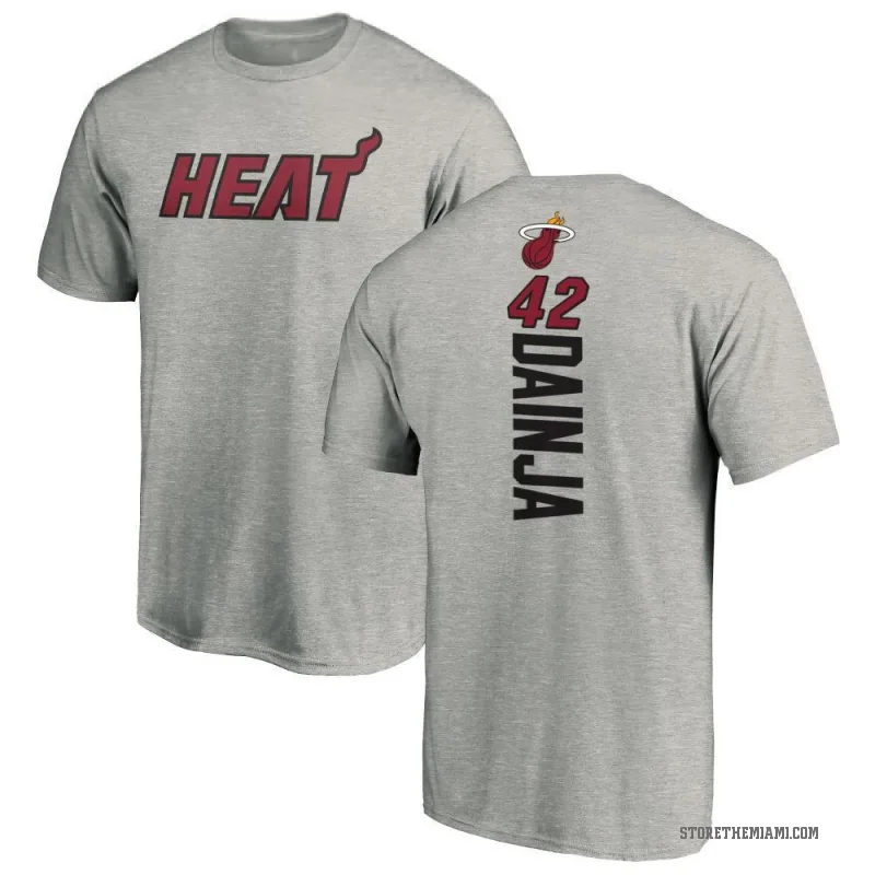Dain Dainja Youth Miami Heat Ash Backer T-Shirt
