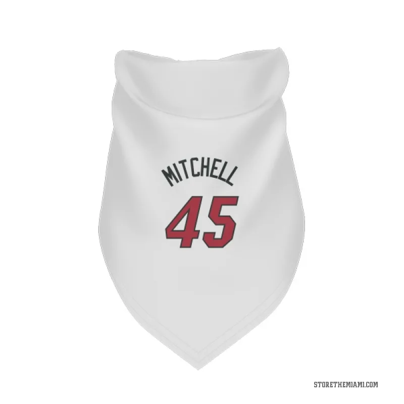 Davion Mitchell  White Miami Heat  Cat & Dog Pet Bandana