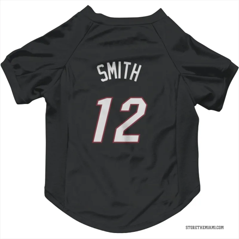 Dru Smith  Black Miami Heat  Cat & Dog Pet Jersey