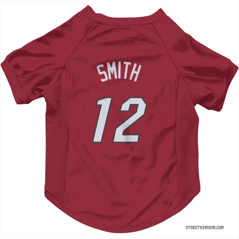 Dru Smith  Red Miami Heat  Cat & Dog Pet Jersey