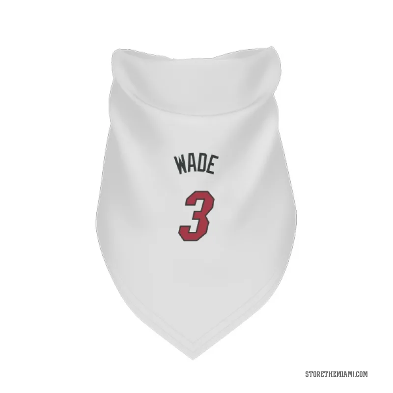 Dwyane Wade  White Miami Heat  Cat & Dog Pet Bandana