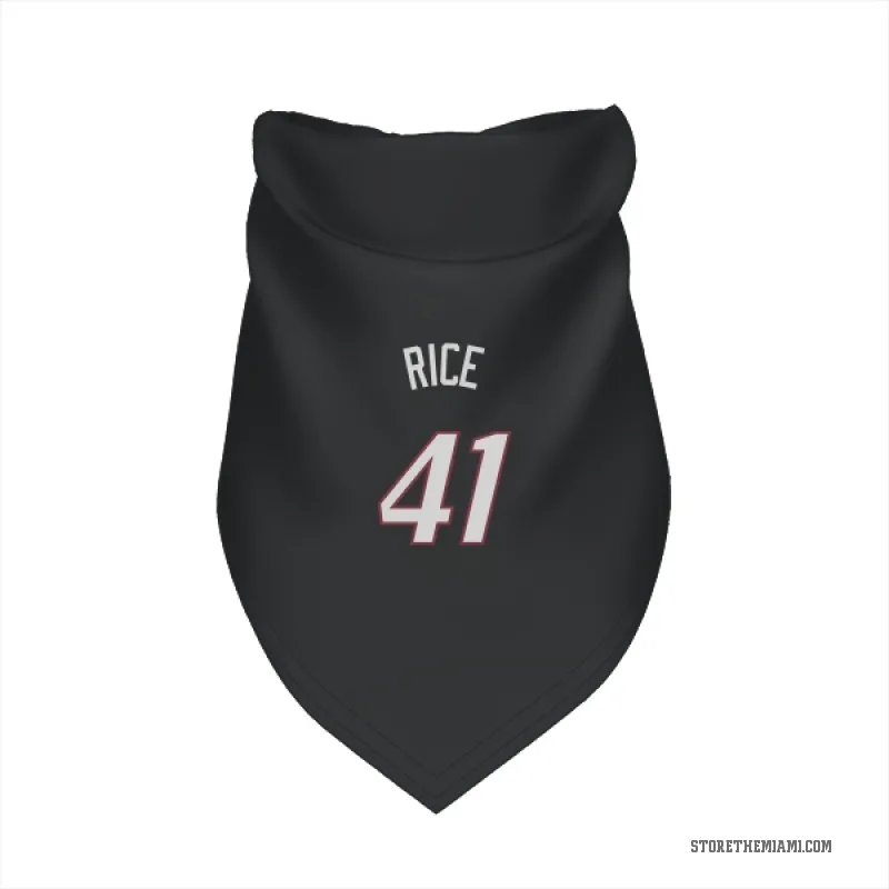 Glen Rice  Black Miami Heat  Cat & Dog Pet Bandana