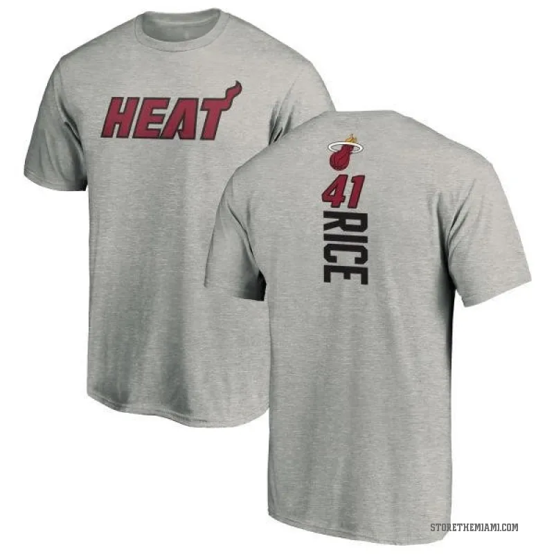Glen Rice Youth Miami Heat Ash Backer T-Shirt