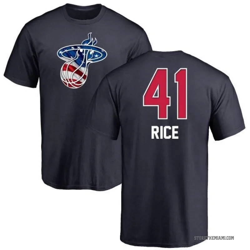 Glen Rice Youth Navy Miami Heat Name and Number Banner Wave T-Shirt