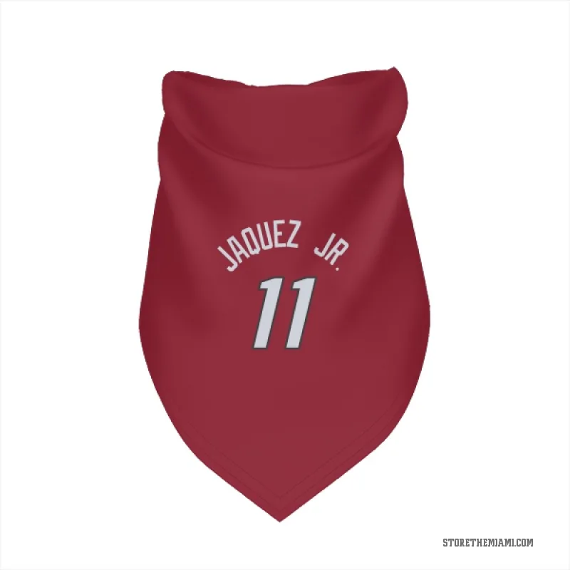 Jaime Jaquez Jr.  Red Miami Heat  Cat & Dog Pet Bandana