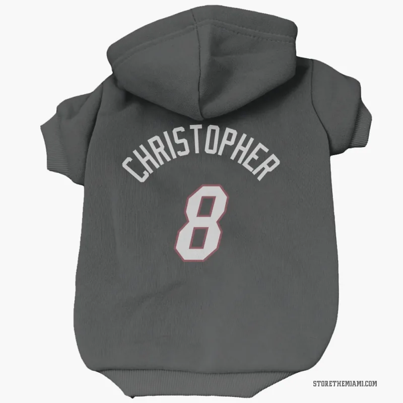 Josh Christopher  Black Miami Heat  Cat & Dog Pet Hoodie