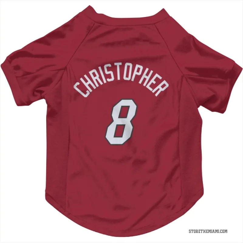 Josh Christopher  Red Miami Heat  Cat & Dog Pet Jersey