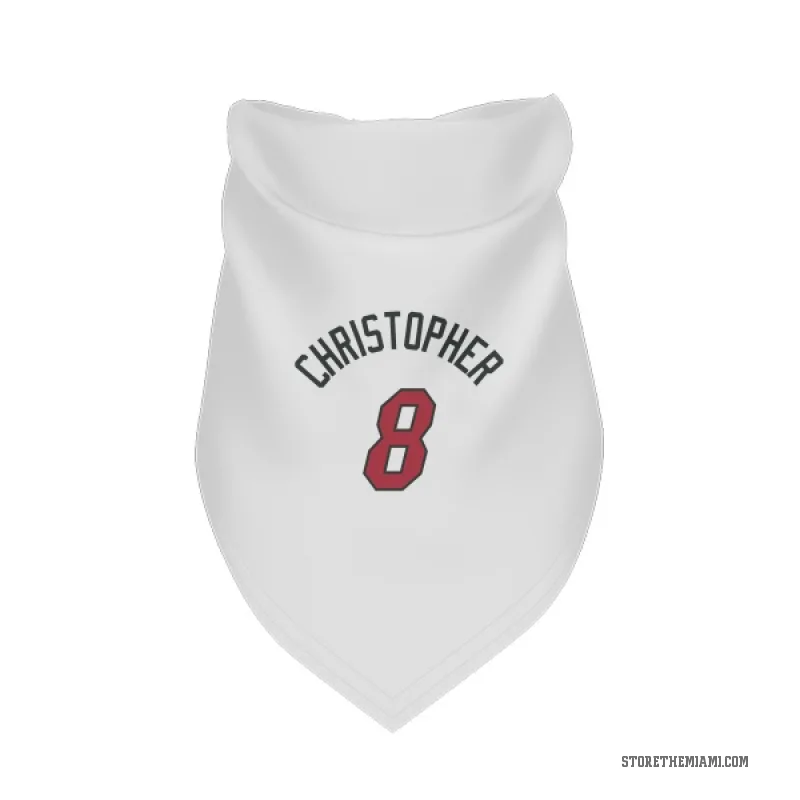 Josh Christopher  White Miami Heat  Cat & Dog Pet Bandana