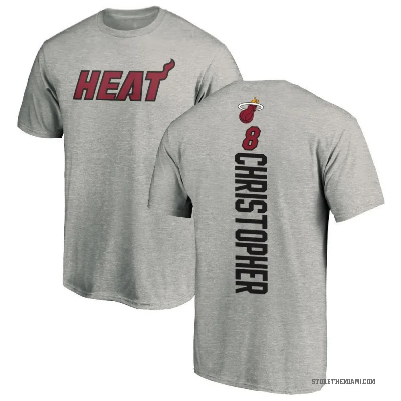 Josh Christopher Youth Miami Heat Ash Backer T-Shirt