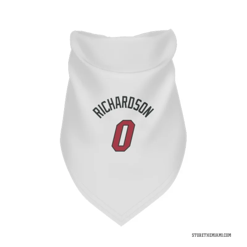 Josh Richardson  White Miami Heat  Cat & Dog Pet Bandana