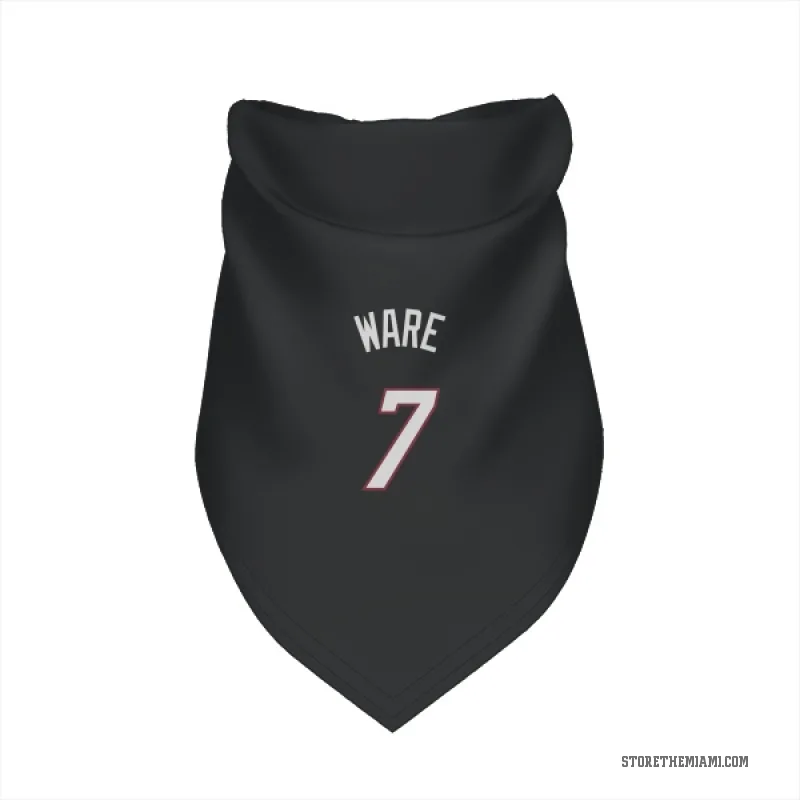Kel'el Ware  Black Miami Heat  Cat & Dog Pet Bandana