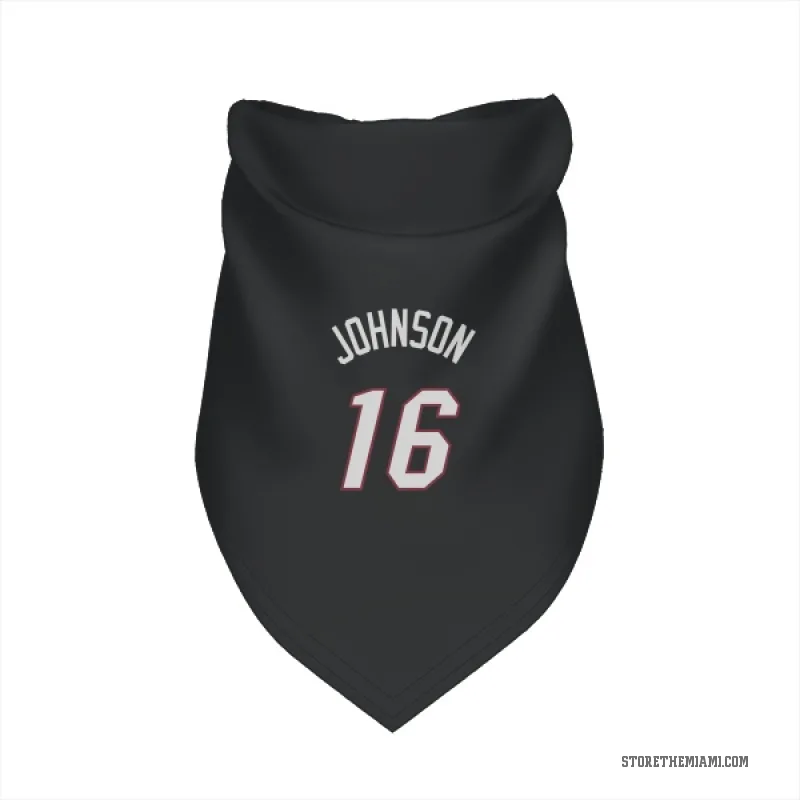 Keshad Johnson  Black Miami Heat  Cat & Dog Pet Bandana