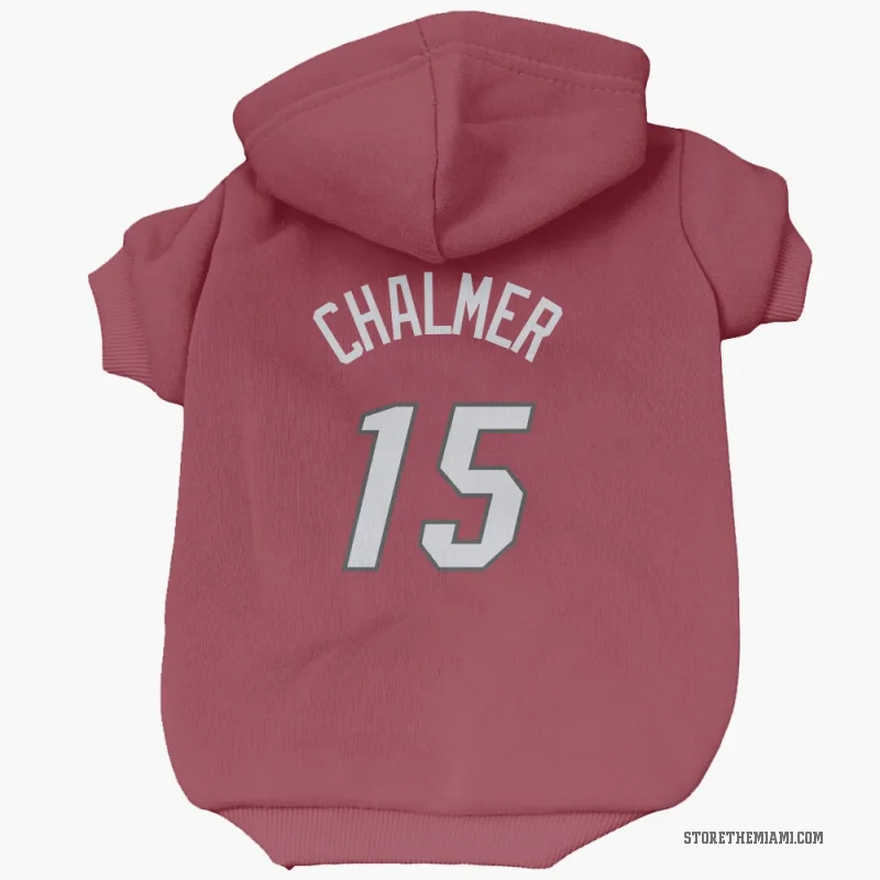 Mario Chalmer  Red Miami Heat  Cat & Dog Pet Hoodie
