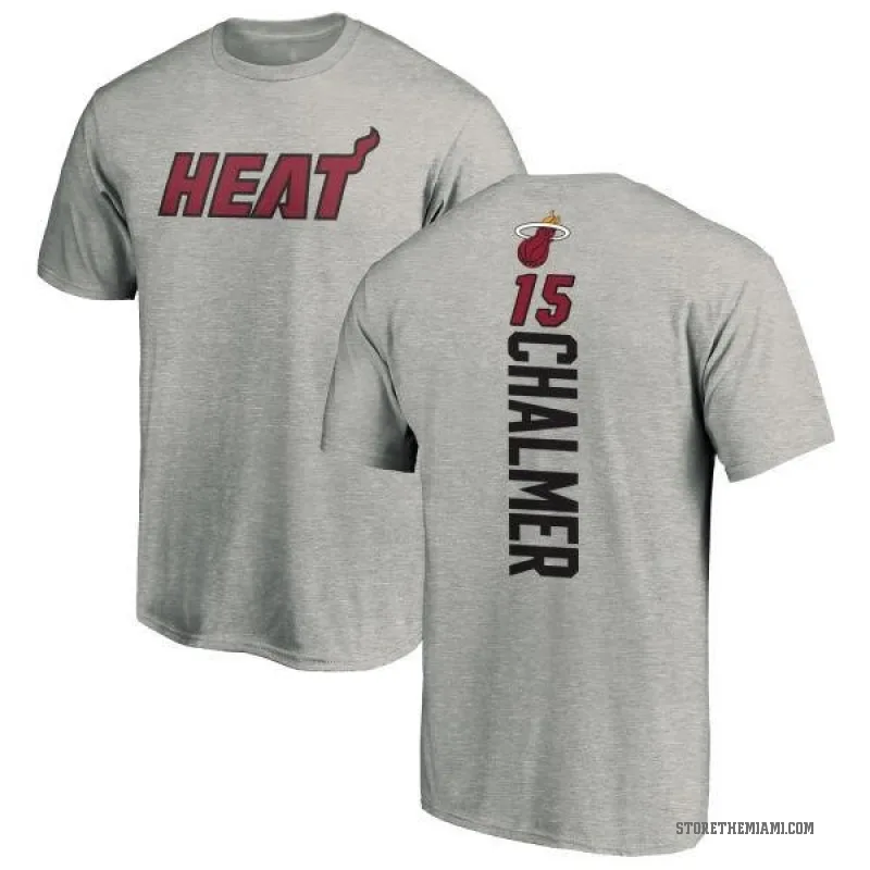 Mario Chalmer Youth Miami Heat Ash Backer T-Shirt