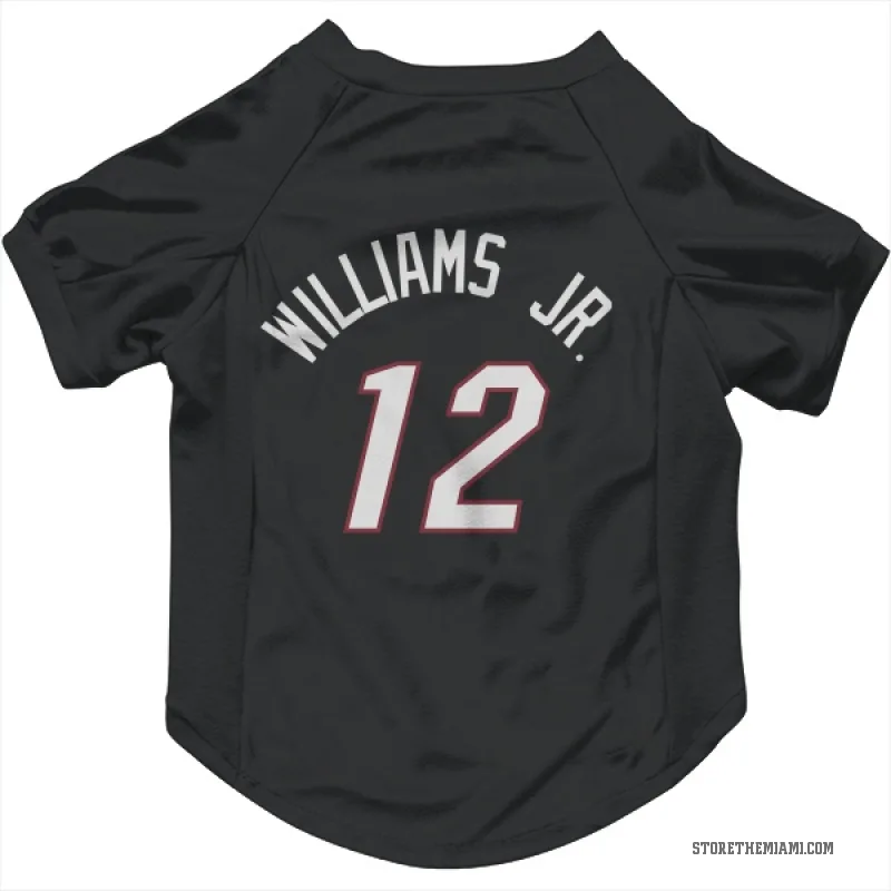 Matt Williams Jr.  Black Miami Heat  Cat & Dog Pet Jersey