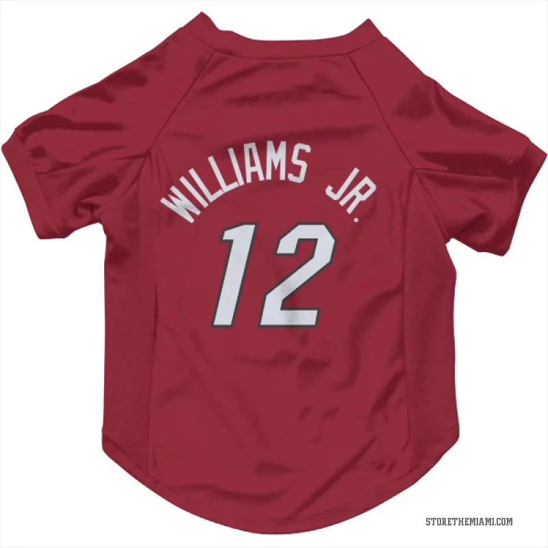 Matt Williams Jr.  Red Miami Heat  Cat & Dog Pet Jersey