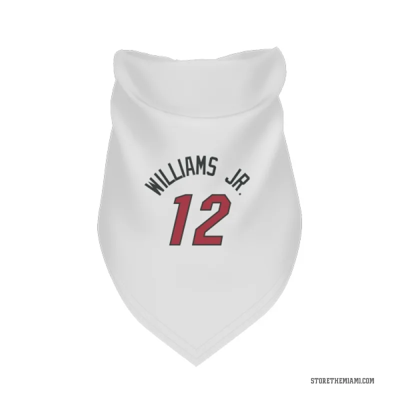 Matt Williams Jr.  White Miami Heat  Cat & Dog Pet Bandana