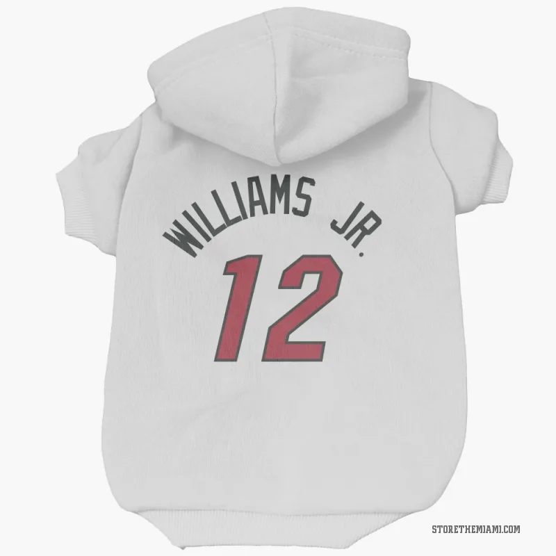 Matt Williams Jr.  White Miami Heat  Cat & Dog Pet Hoodie