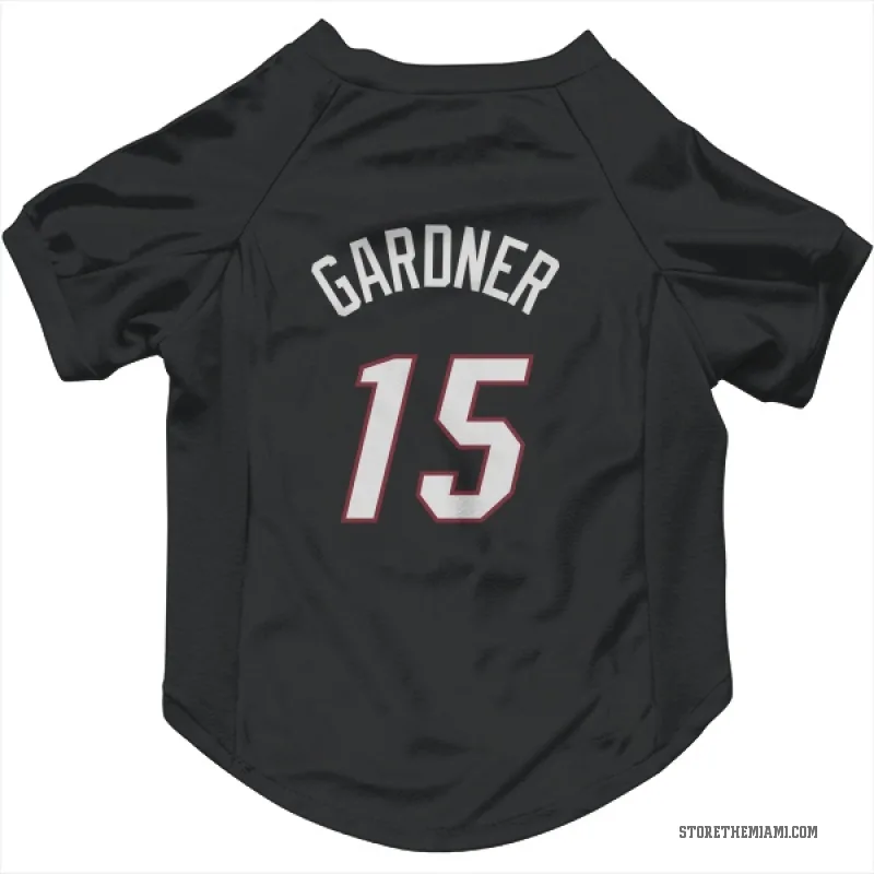 Myron Gardner  Black Miami Heat  Cat & Dog Pet Jersey
