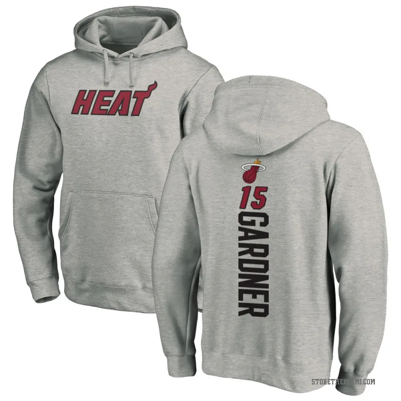 Myron Gardner Men's Miami Heat Branded Ash Backer Pullover Hoodie