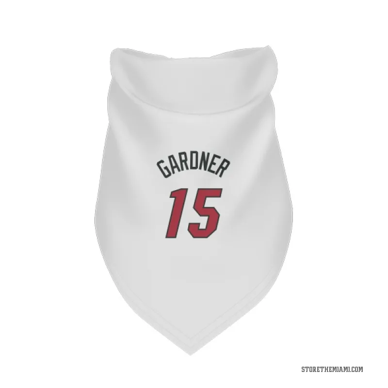 Myron Gardner  White Miami Heat  Cat & Dog Pet Bandana