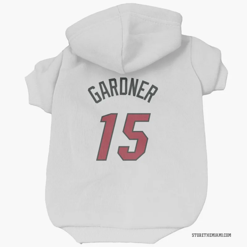 Myron Gardner  White Miami Heat  Cat & Dog Pet Hoodie