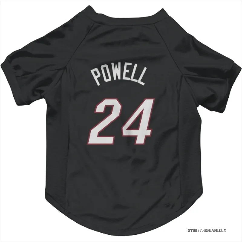 Norman Powell  Black Miami Heat  Cat & Dog Pet Jersey