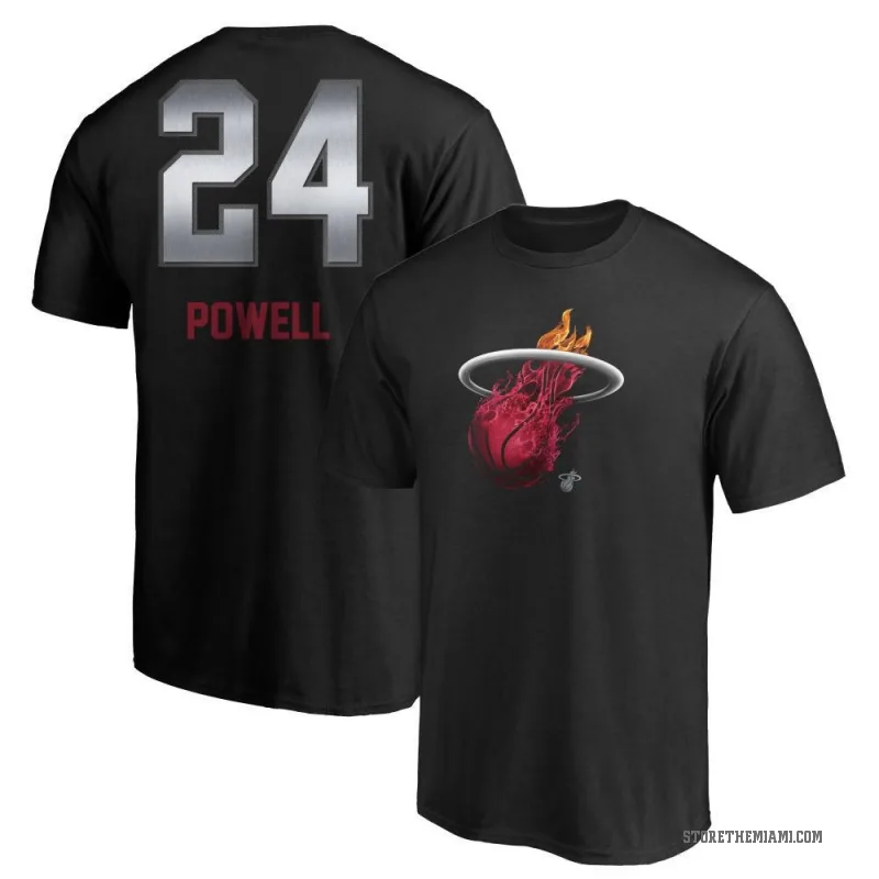 Norman Powell Men's Black Miami Heat Midnight Mascot T-Shirt