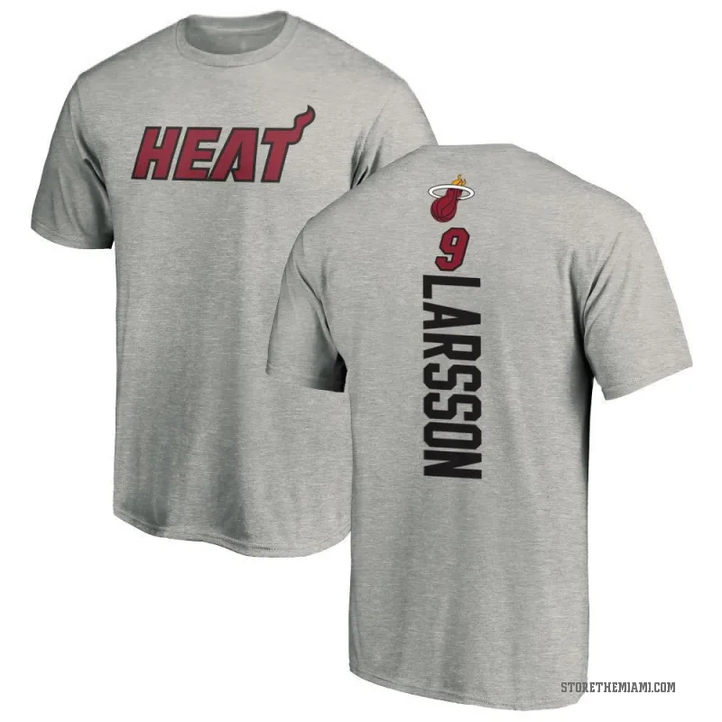 Pelle Larsson Men's Miami Heat Ash Backer T-Shirt