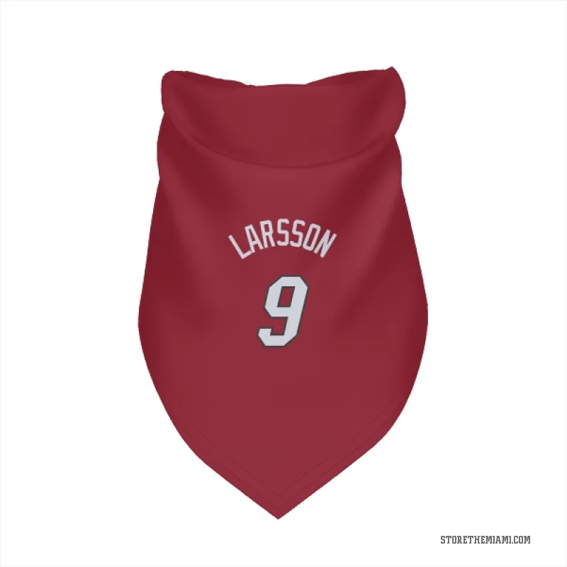 Pelle Larsson  Red Miami Heat  Cat & Dog Pet Bandana