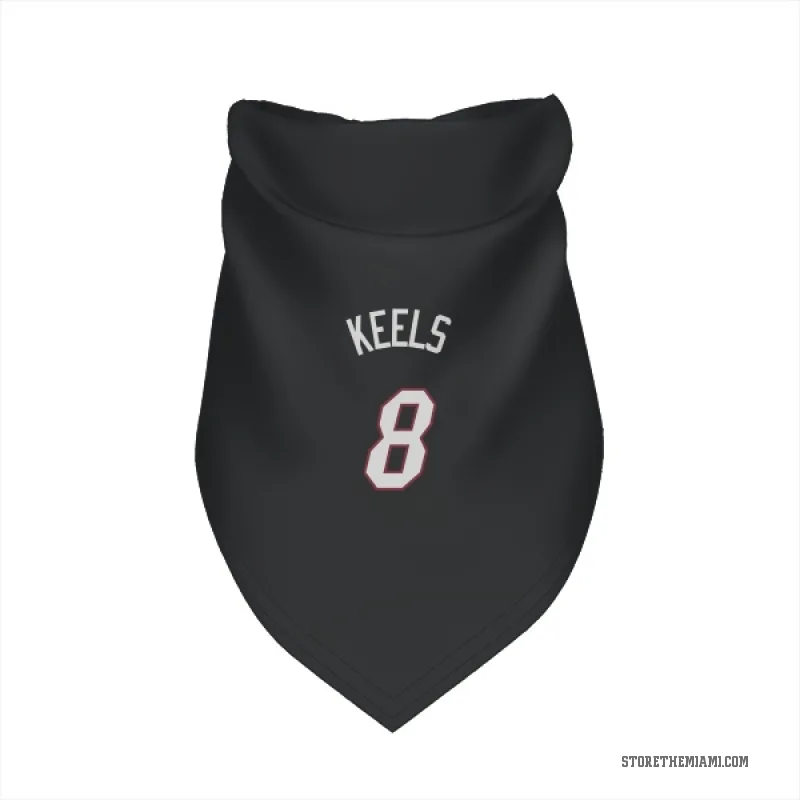 Trevor Keels  Black Miami Heat  Cat & Dog Pet Bandana