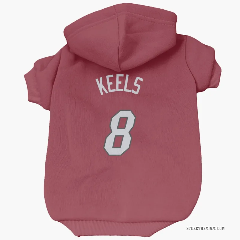 Trevor Keels  Red Miami Heat  Cat & Dog Pet Hoodie