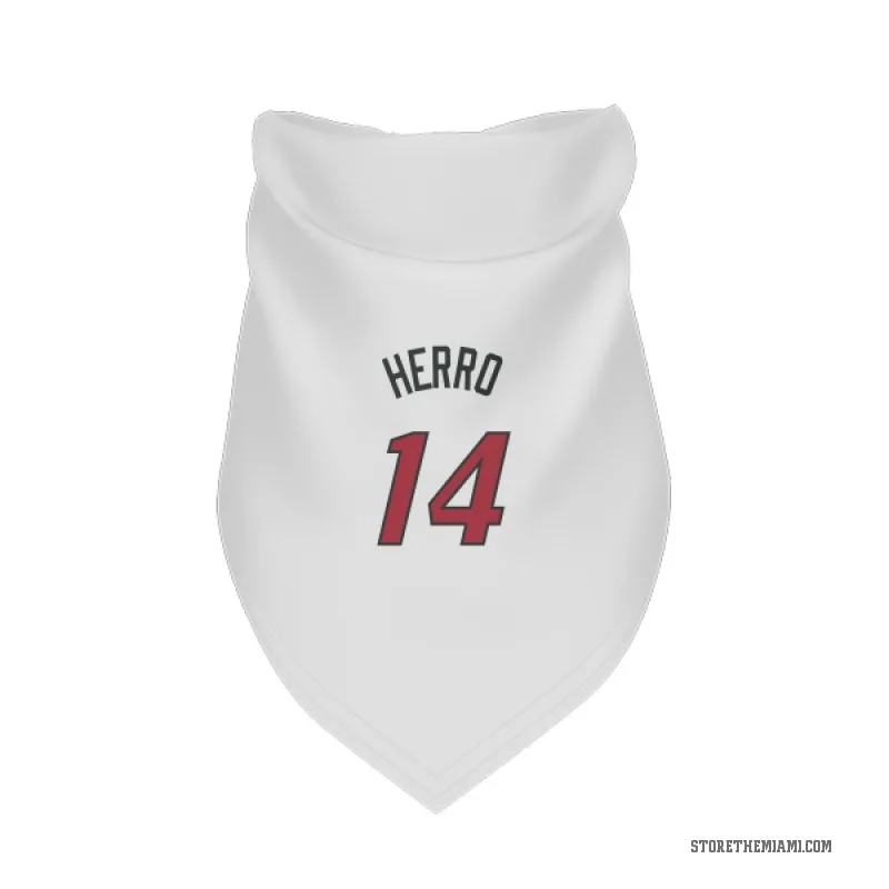 Tyler Herro  White Miami Heat  Cat & Dog Pet Bandana