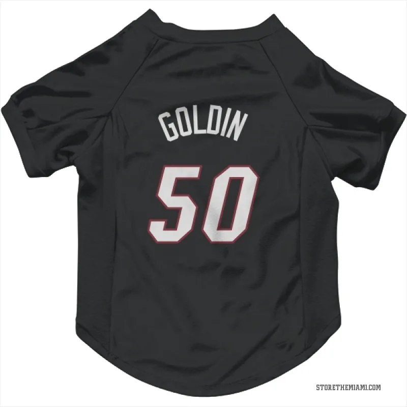 Vladislav Goldin  Black Miami Heat  Cat & Dog Pet Jersey