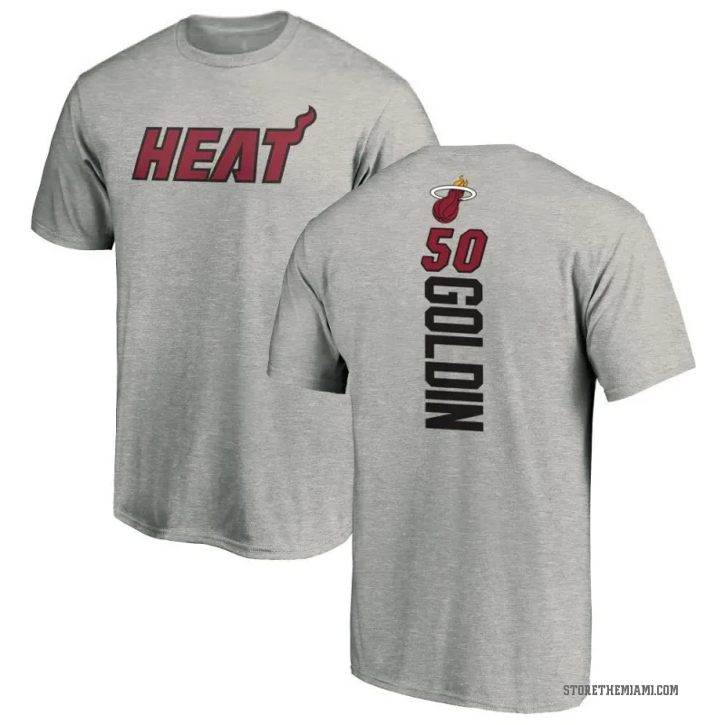 Vladislav Goldin Men's Gold Miami Heat Ash Backer T-Shirt