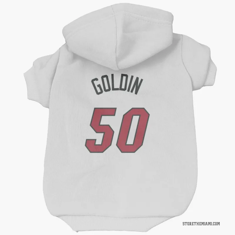 Vladislav Goldin  White Miami Heat  Cat & Dog Pet Hoodie